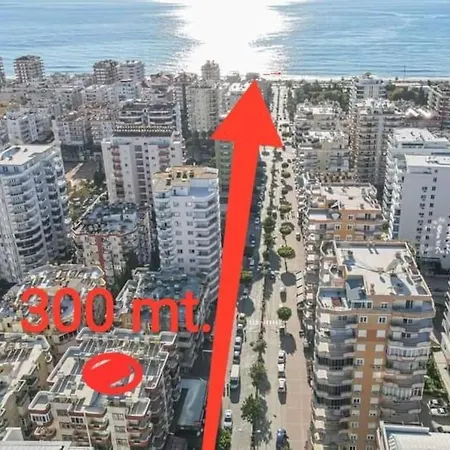 Apartman Denize 300 Mt. Havuzlu Luks Ev. Alanya